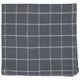 Dishcloth, organic cotton, dark green chequered, 40 x 40 cm