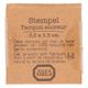 Tampon encreur,  bois de bouleau, papillon, 3,5 x 3,5 cm