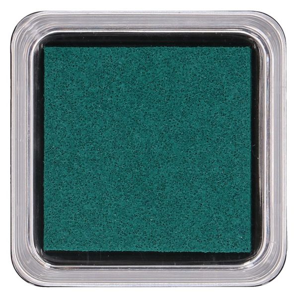 Stempelkussen, donkergroen, 5 x 5 cm