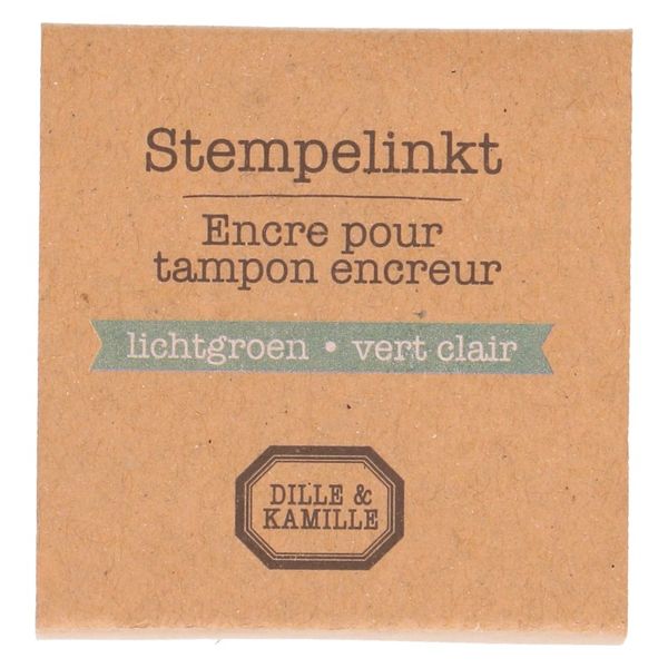 Encre à tampon, vert clair 5 x 5 cm