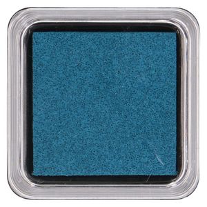 Ink pad. dark blue, 5 x 5 cm