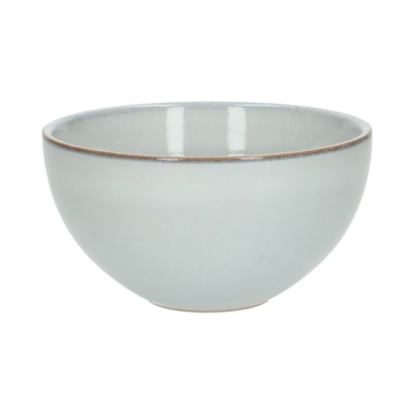 Schaal reactieve glazuur, steengoed, grijs,Ø 13,5 cm