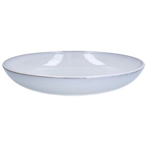 Schaal reactieve glazuur, steengoed, grijs, Ø 31 cm