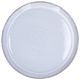 Plate reactive glaze, stoneware, grey, Ø 26 cm