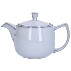 Teapot reactive glaze, stoneware, grey, 750 ml