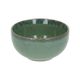 Bowl reactive glaze, stoneware, green, Ø 10,8 cm