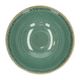 Bowl reactive glaze, stoneware, green, Ø 13,5 cm