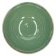 Schaal reactieve glazuur, steengoed, groen, Ø 18 cm