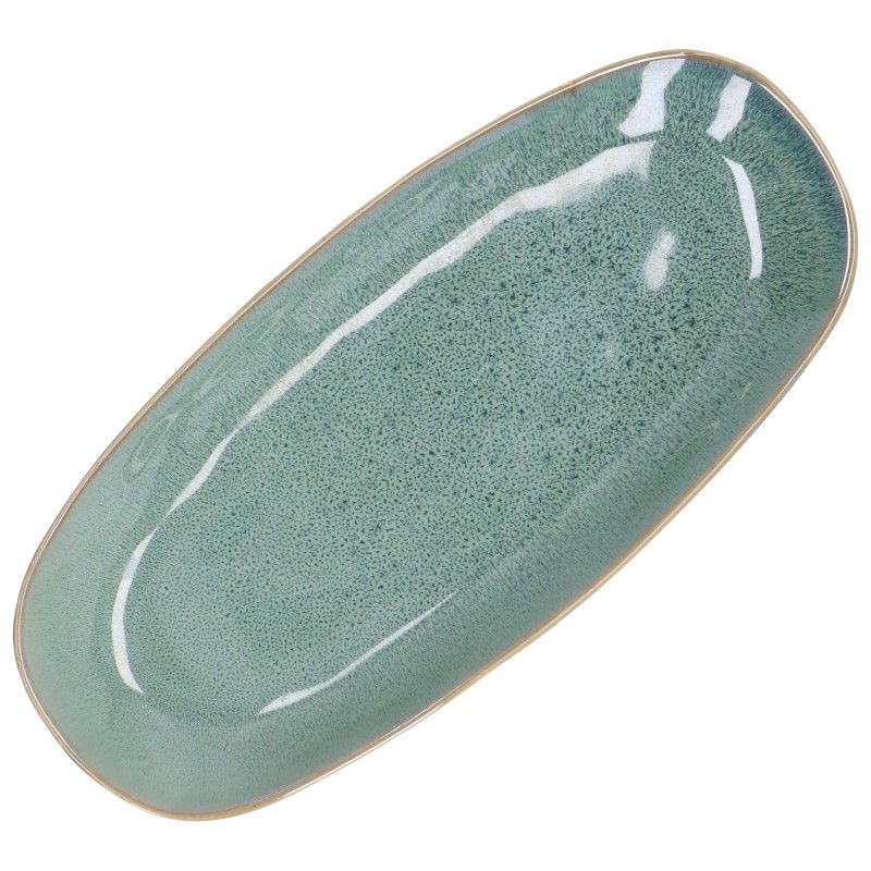 Yedaoiu Enseble de Vaisselle de 21 pièces pour dîner en céraique Vert foncé en Porcelaine Yedaoiu Enseble de Vaisselle de 21 pièces pour dîner en céraique Vert foncé en Porcelaine