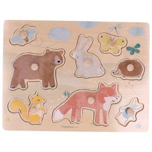 Jigsaw puzzle, wood, forest animals, 12m+