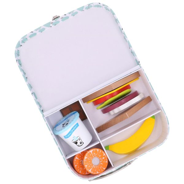 Lunchkoffertje met inhoud, 13-delig, 3+