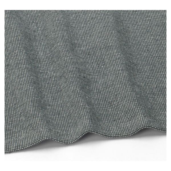 Tablecloth round, GOTS organic cotton, anthracite, Ø 180 cm