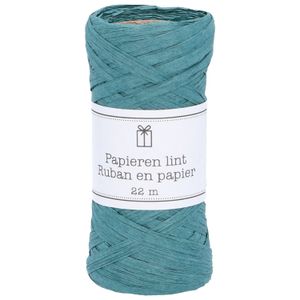  Ruban d'emballage, papier, vert foncé, 22 m