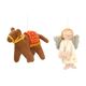 Kerststal set, vilt, 12 verschillende figuurtjes