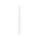 Bougies de tables fines, blanc, 17 cm, par 10
