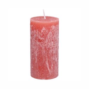 Block candle, terracotta, 6 x 12 cm
