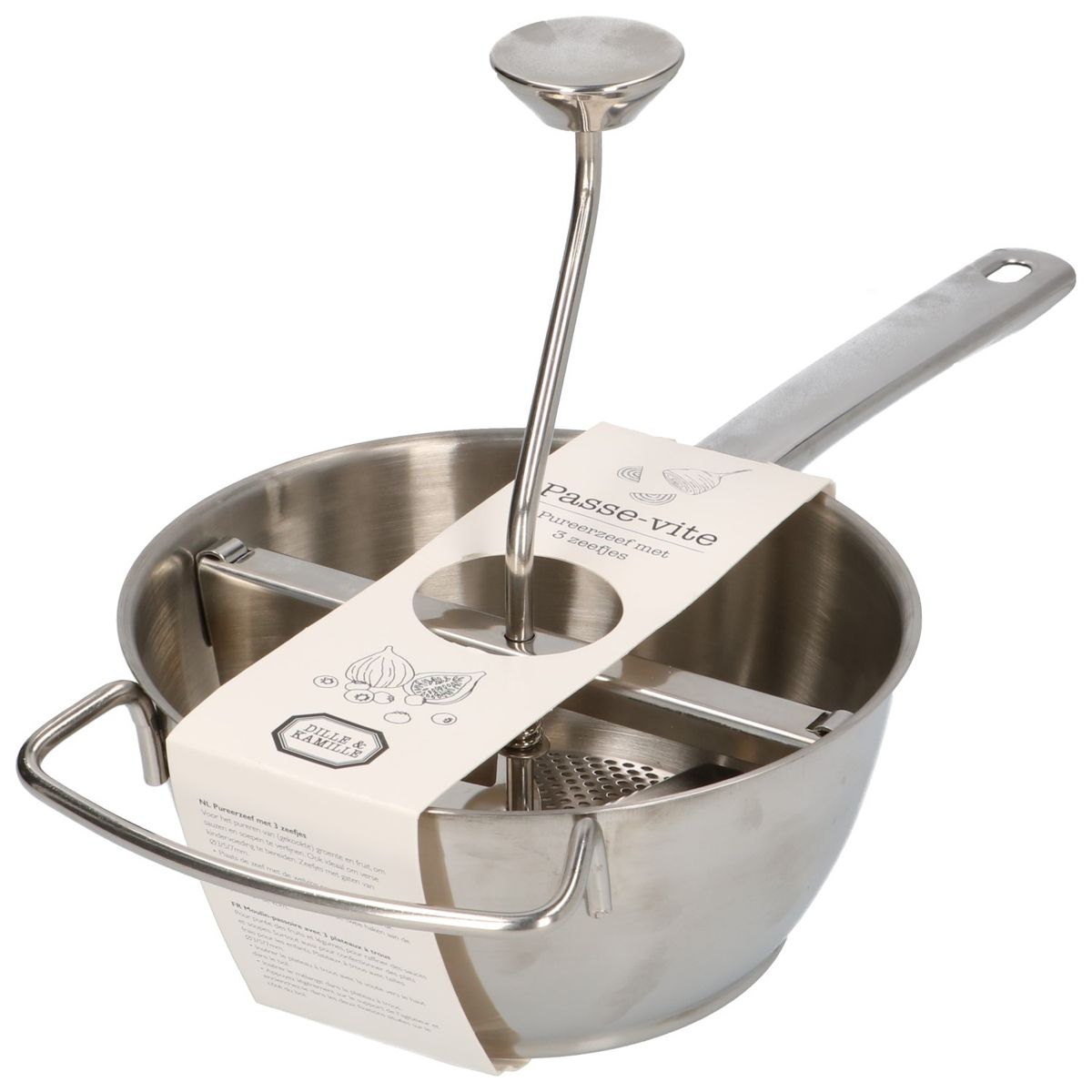 Flotte Lotte, Passiersieb, Edelstahl , Ø 20,5 cm Für Foodies und Hobbyköche Dille & Kamille Flotte Lotte, Passiersieb, Edelstahl , Ø 20,5 cm Für Foodies und Hobbyköche Dille & Kamille