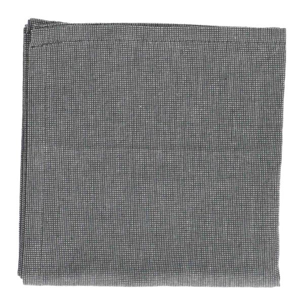 Theedoek, bio-katoen, antraciet gemêleerd, 50 x 70 cm