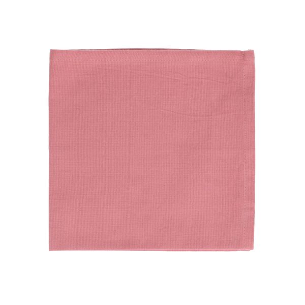 Serviette de table, coton, rose foncé, 40 x 40 cm