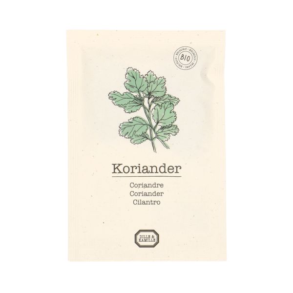 Dille & Kamille Kräutersaatgut, koriander, biologisch