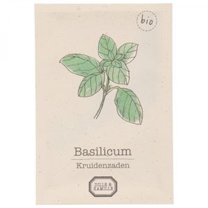 Kruidenzaden, biologisch, basilicum