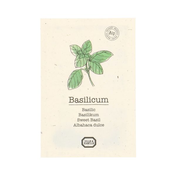Kruidenzaden, biologisch, basilicum, 0.5 g