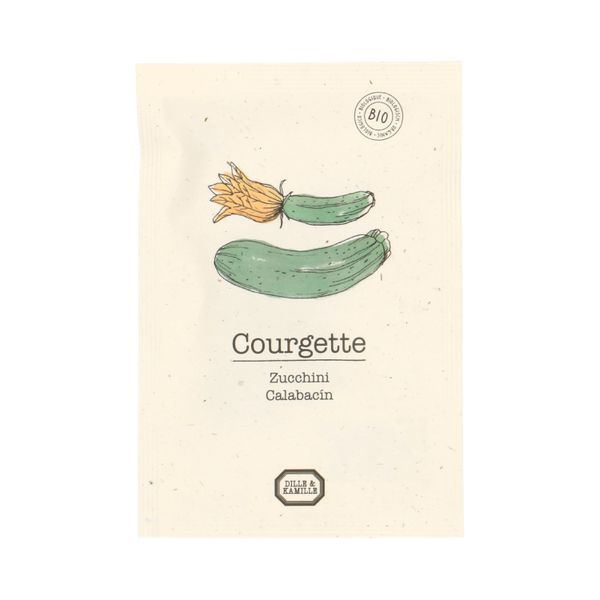 Groentezaden, biologisch, courgette, 2.5 g