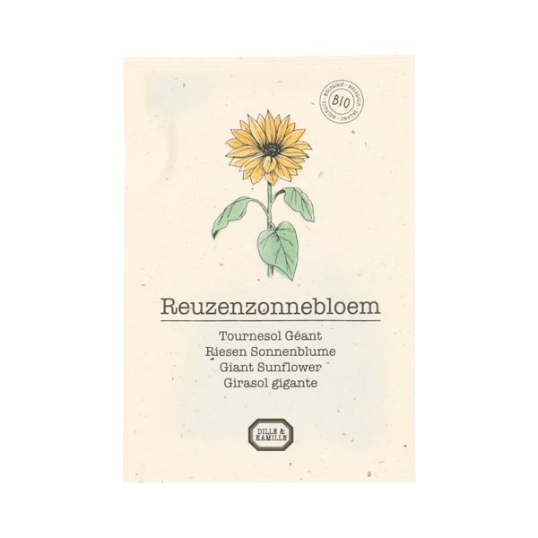 Flower seeds, organic, sunflower