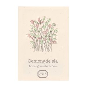 Micro-végétaux, salade mixte
