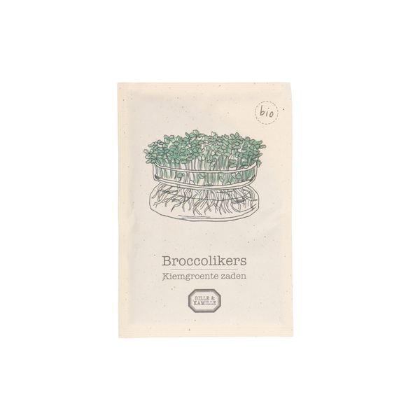 Kiemgroente, biologisch, broccolikers, 25 g