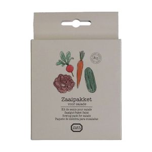 Seed pack for salad, organic