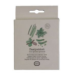 Pack of green vegetable seeds