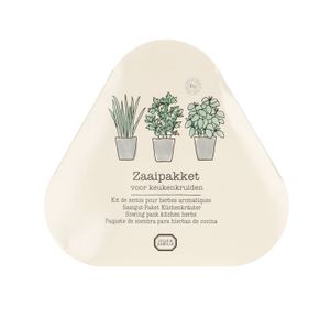 Seed pack for kitchen herbs, organic
