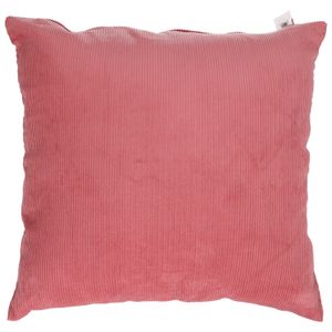 Kussenhoes, corduroy, oud roze, 45 x 45 cm