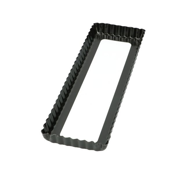 Moule à tarte à fond amovible, métal, 35 x 11 cm