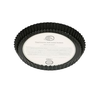 Tart tin with removable base, metal, Ø 24 cm