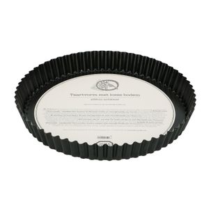 Tart tin with removable base, metal, Ø 28 cm