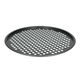 Plaque de cuisson pour pizza, métal noir, Ø 31 cm