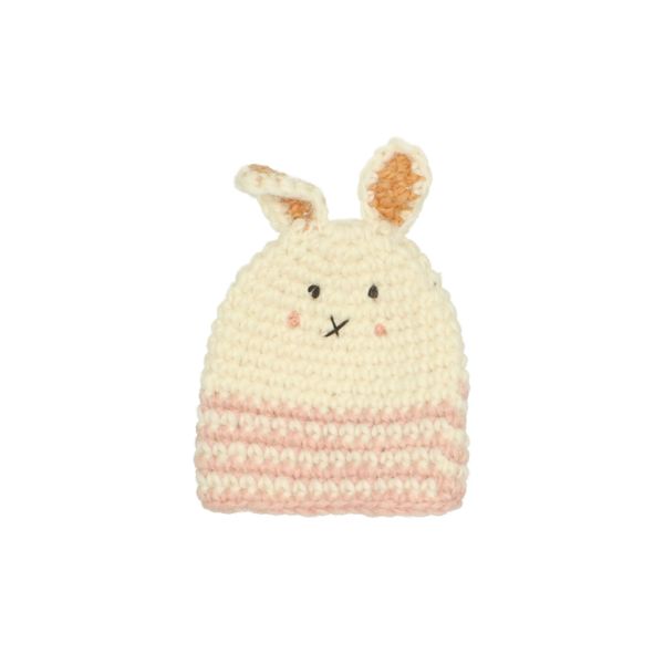 Eierwarmer konijn, wol, roze