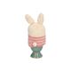 Eierwarmer konijn, wol, roze