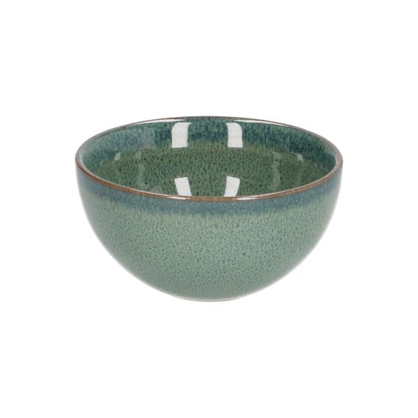 Bowl, reactive glaze, stoneware, green, Ø 9.5 cm