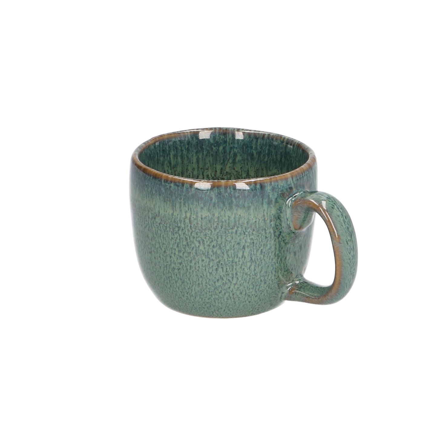 Tasse à Expresso En Céramique 70ml - Mug Avec Anse En Bois Pour Café, Thé, Latte - 10