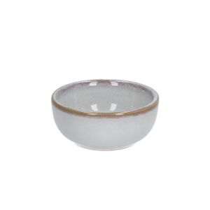 Bowl, reactive glaze, stoneware, grey, Ø 7.5 cm
