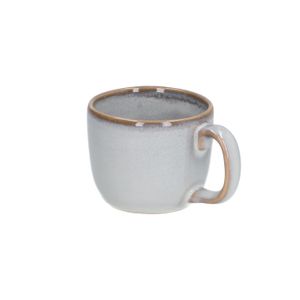 Espressokop reactieve glazuur, steengoed, grijs