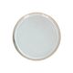 Pastry plate reactive glaze, stoneware, grey, Ø 15 cm