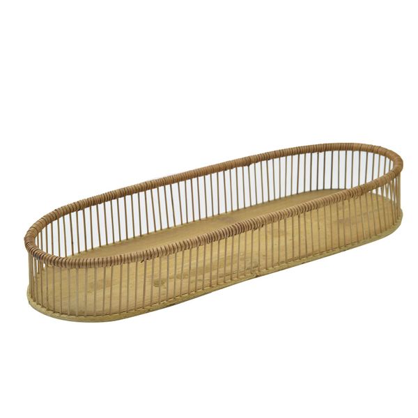 Mand, bamboe, 46 x 17 cm
