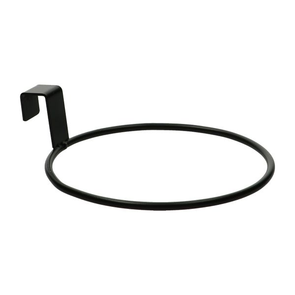 Hangring, metaal, zwart, Ø 17,5 cm