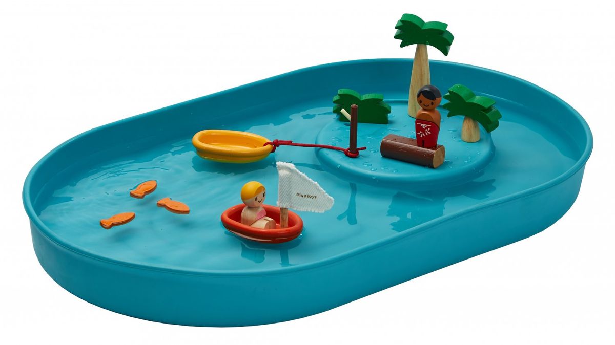 Waterbaan, rubberhout, 3+ | Speelgoed vanaf jaar | & Kamille