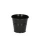 Plant pot, zinc, matt black, ⌀ 11 cm