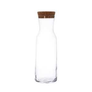 Carafe with cork, glass, 1.1 l
